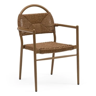 Chaises de corde de café